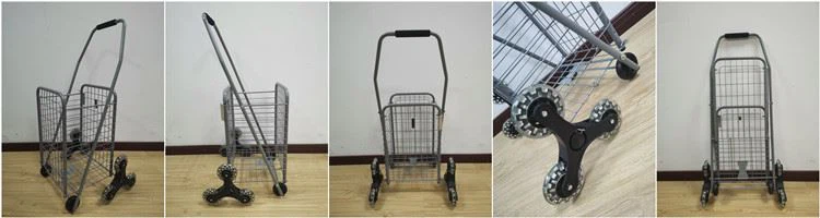 Grocery stair climbing cart