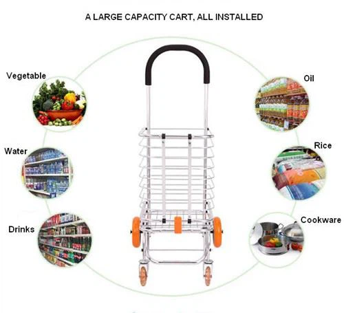 Shopping Cart with 360 Wheels1_