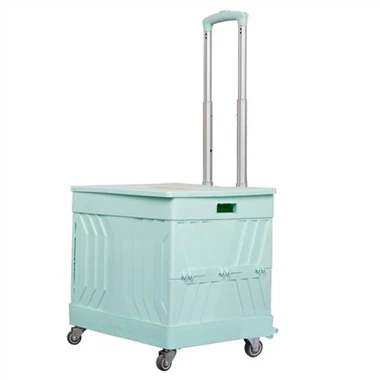 Foldable Utility Shopping Trolley Cart