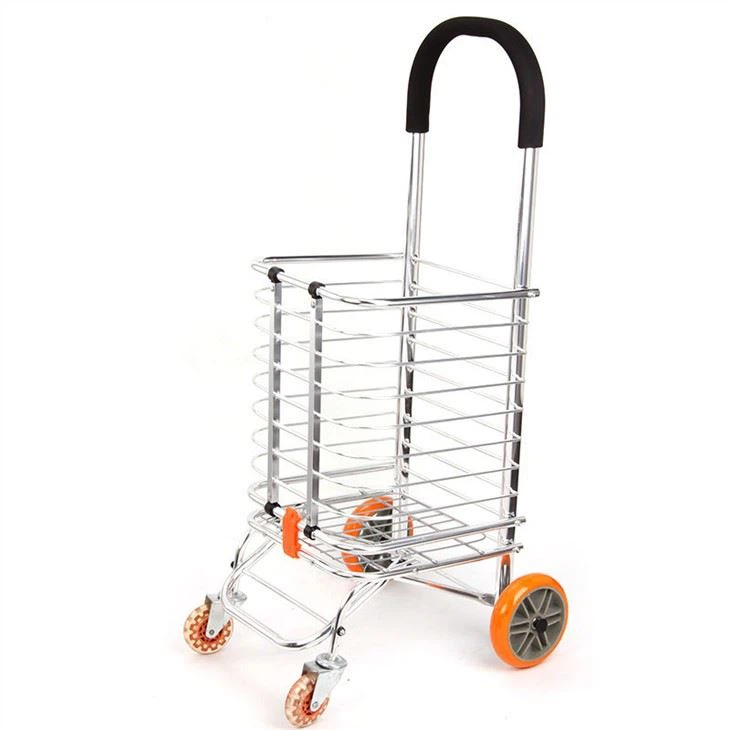 Wheeled Shopping Cart Folding